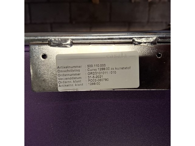 Ca. 10x vergaderstoel met schrijftableau, casala, curvy - afbeelding 4 van  12