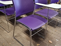 Ca. 10x vergaderstoel met schrijftableau, casala, curvy - afbeelding 12 van  12