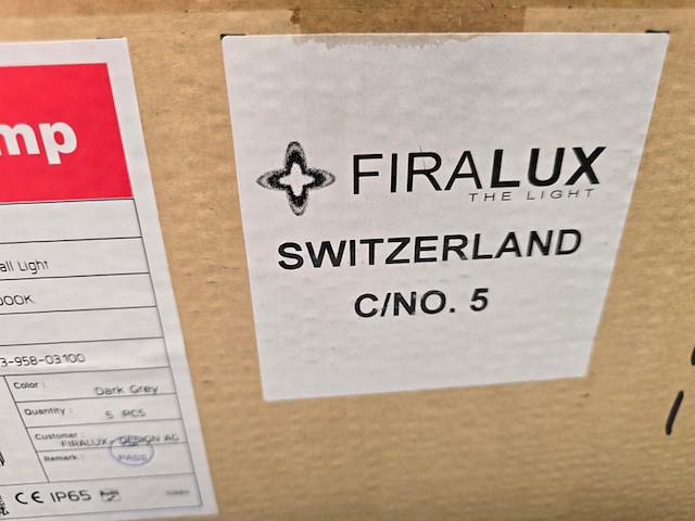 Ca. 10x wand plafondlamp led firalux, cf-ml4021sk-27, wit - afbeelding 3 van  9