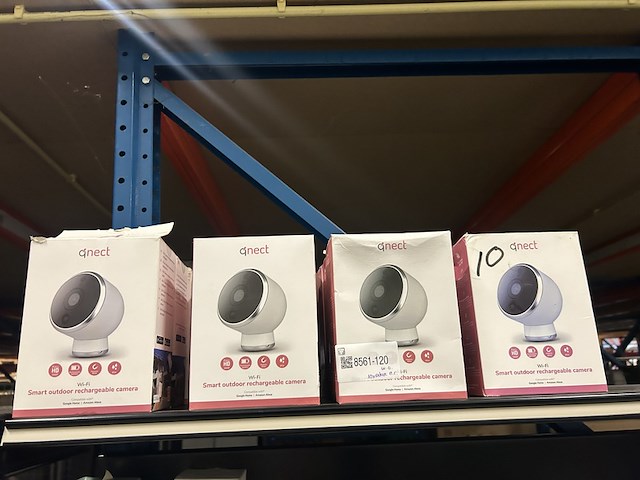 Ca. 10x wi-fi smart outdoor camera oplaadbaar - afbeelding 1 van  8