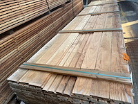 Ca. 110x douglas dubbele rhombus, 25x137mm, lengte 500cm