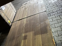 Ca. 110x guyana ipé planken geschaafd, 19x90mm, lengte 13/215cm, 28/245cm, 21/275cm, 17/305cm, 31/335cm - afbeelding 1 van  3