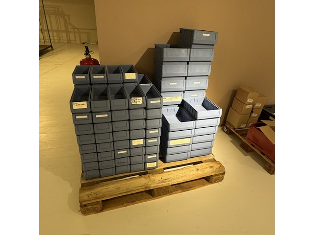 Ca. 110x magazijnbak, blauw - afbeelding 1 van  3