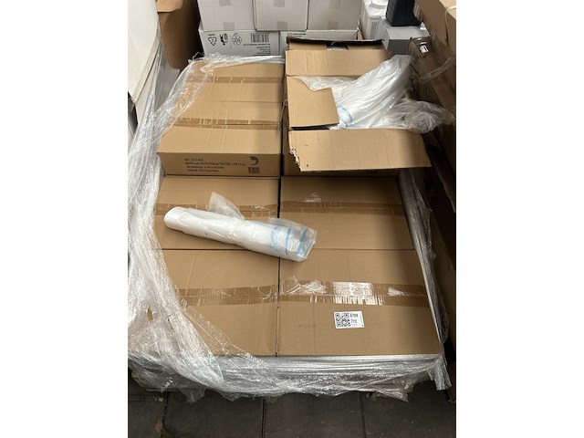 Ca. 110x rol à 10 stuks mdpe zak 70/15x200 cm t50 trp + pp strip - afbeelding 1 van  5