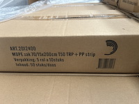 Ca. 110x rol à 10 stuks mdpe zak 70/15x200 cm t50 trp + pp strip - afbeelding 4 van  5