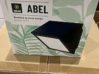 Ca. 110x solar wandlamp op zonne-energie, abel, ip44, zwart/geel
