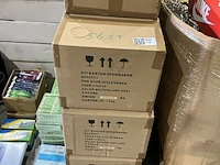Ca. 110x solar wandlamp op zonne-energie, abel, ip44, zwart/geel - afbeelding 2 van  4