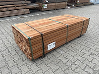 Ca. 111x angelim pedra onderliggers geschaafd, 45x68mm, lengte 200cm - afbeelding 2 van  3