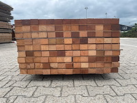 Ca. 111x angelim pedra onderliggers geschaafd, 45x68mm, lengte 200cm - afbeelding 3 van  3