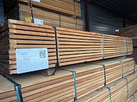 Ca. 112x angelim pedra vlonderplanken, 21x145mm, lengte 275cm - afbeelding 2 van  4