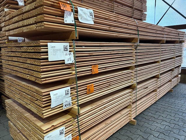 Ca. 112x douglas design- triple- deens profiel, 18x142mm, lengte 500cm - afbeelding 4 van  4