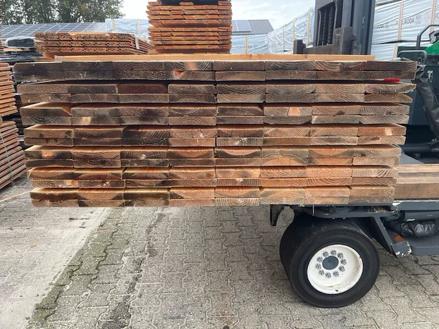 Ca. 112x douglas planken geschaafd, 24x138mm, lengte 300cm - afbeelding 3 van  3