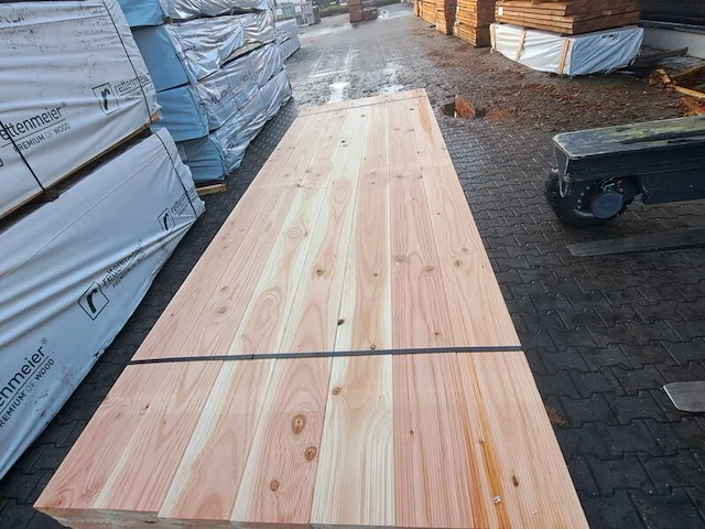 Ca. 112x douglas vlonderplanken, 28x145mm, lengte 400cm - afbeelding 1 van  3