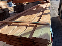 Ca. 112x douglas wisselsponning/halfhoutsrabat, 18x190mm, lengte 500cm - afbeelding 1 van  3