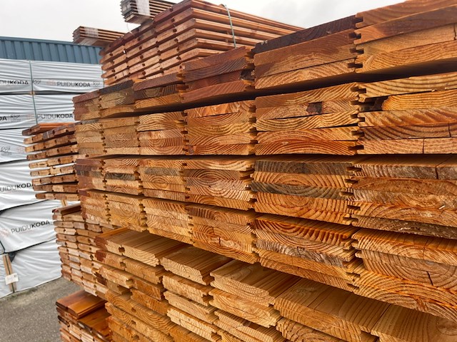 Ca. 113x douglas veer en groef, 18x185mm, lengte 500cm - afbeelding 3 van  3