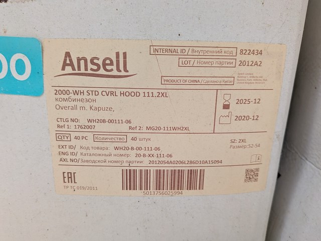 Ca. 114x doos à 40 stuks coveralls alphatec, 2000, bouwjaar 2020 - afbeelding 7 van  23
