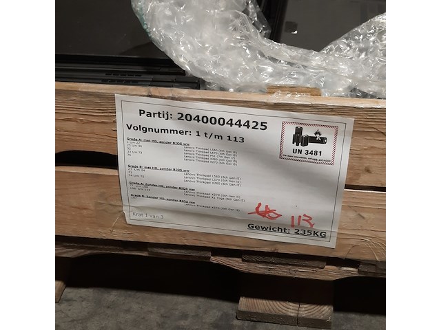 Ca. 114x laptop, lenovo, o.a. thinkpad l560 - afbeelding 3 van  11