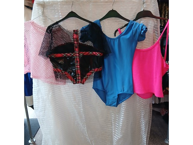 Ca. 115x punk rock neon 80 jaren kleding - afbeelding 4 van  5