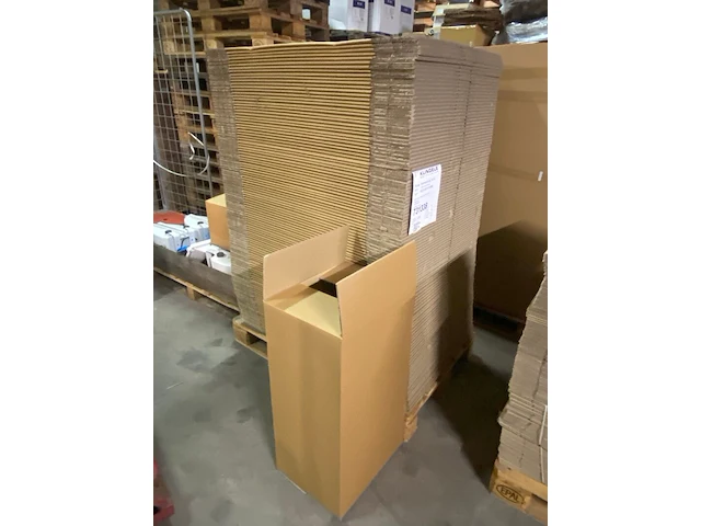 Ca. 115x verzenddozen 43x32x75cm, dubbelgolf, bruin - afbeelding 1 van  4