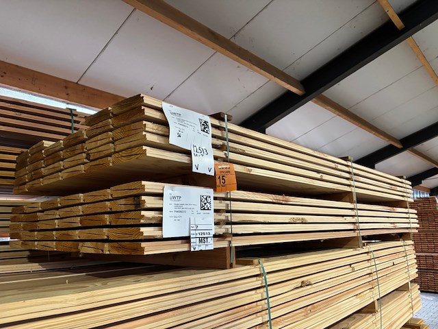 Ca. 116x douglas zweeds rabat, 21x190mm, lengte 300cm - afbeelding 4 van  4