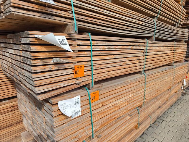Ca. 116x douglas zweeds rabat, 21x190mm, lengte 400cm - afbeelding 4 van  4