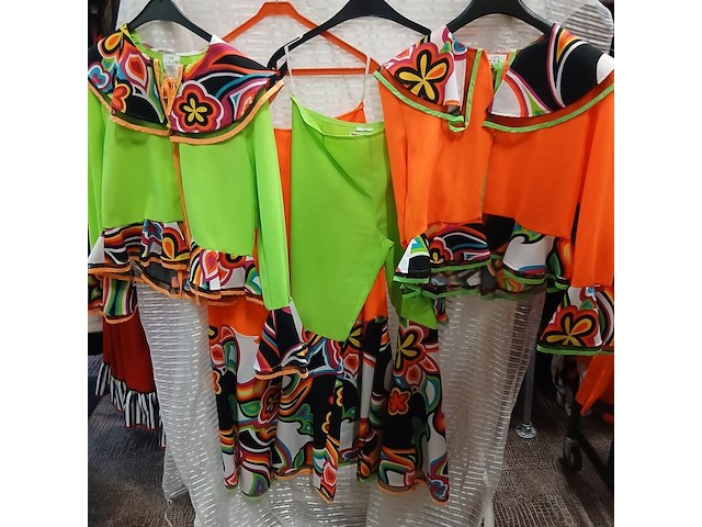 Ca. 116x feestkleding neon - afbeelding 2 van  9