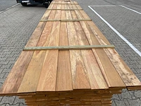 Ca. 117x pakoeli planken geschaafd, 16x140mm, lengte 103/450cm, 14/500cm