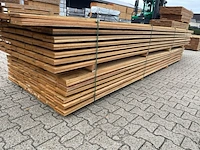 Ca. 117x pakoeli planken geschaafd, 16x140mm, lengte 103/450cm, 14/500cm - afbeelding 2 van  3
