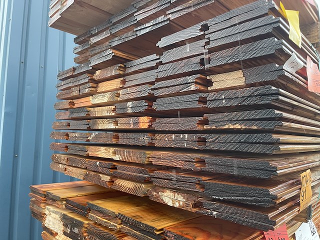 Ca. 118x douglas wisselsponning, 18x190mm, lengte 500cm - afbeelding 3 van  3