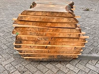 Ca. 11x amerikaans eiken stam gezaagd, 50x950mm, lengte 260cm - afbeelding 3 van  3