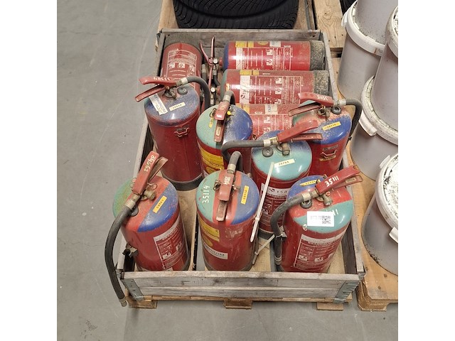 Ca. 11x brandblusser (niet gekeurd), tsa, poeder | 9 kg - afbeelding 2 van  5