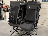 Ca. 11x bureaustoel, ikea, zwart - afbeelding 1 van  6