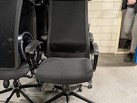 Ca. 11x bureaustoel, ikea, zwart - afbeelding 2 van  6