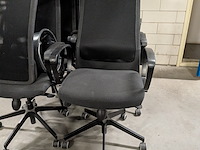 Ca. 11x bureaustoel, ikea, zwart - afbeelding 3 van  6