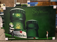 Ca. 11x canvas schilderij heineken 90x60 - afbeelding 1 van  4