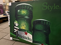 Ca. 11x canvas schilderij heineken 90x60 - afbeelding 3 van  4