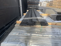 Ca. 11x channelsidding zwart gecoat, 18x140mm, lengte 300cm - afbeelding 3 van  3