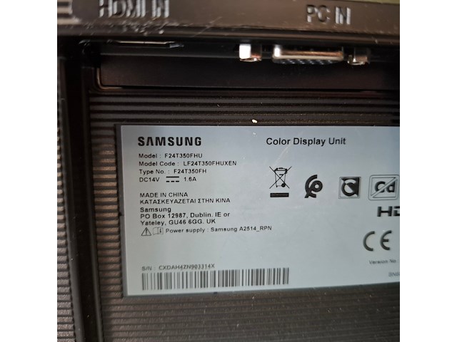 Ca. 11x diverse monitor samsung en peaq, diverse modellen - afbeelding 9 van  11