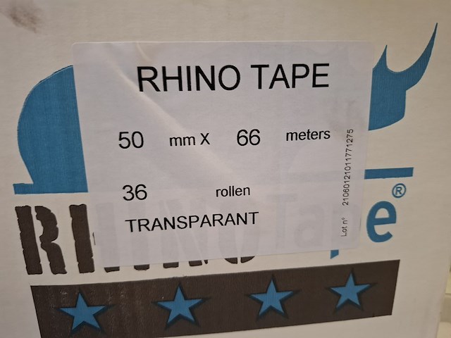 Ca 11x doos transparante verpakkingstape - afbeelding 3 van  3