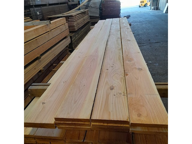 Ca. 11x douglas plank, 2 x 19,5 x 400 cm - afbeelding 3 van  4