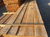 Ca. 11x douglas planken fijnbezaagd, 22x200mm, lengte 400cm - afbeelding 1 van  3