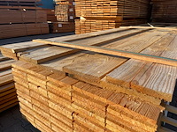 Ca. 11x douglas planken fijnbezaagd, 22x200mm, lengte 400cm - afbeelding 3 van  3