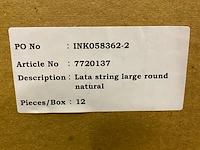 Ca. 11x dozen a 12 stuks natuurlijke kransen - afbeelding 4 van  5