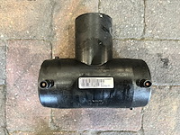 Ca. 11x elektrolas t-stuk, plasson fusamatic lasmof, tee 75, zwart - afbeelding 2 van  5