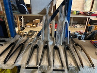 Ca. 11x fiets voorvorken voor o.a. racefiets, w.o. cgc - afbeelding 1 van  5