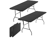 Ca. 11x inklapbare tafel, vouwtafel 180x70x73 cm, xdays - afbeelding 1 van  5