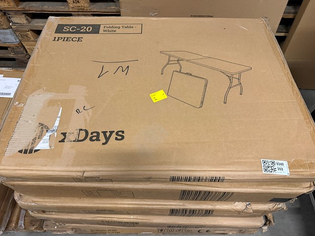 Ca. 11x inklapbare tafel, vouwtafel 180x70x73 cm, xdays - afbeelding 2 van  5