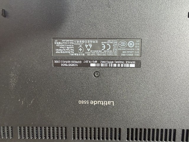Ca. 11x laptop, dell, latitude 5580 - afbeelding 7 van  11