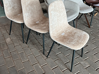 Ca. 11x mixpartij eetkamerstoelen, dutchbone, zuiver en byfonq, bruin - afbeelding 2 van  4