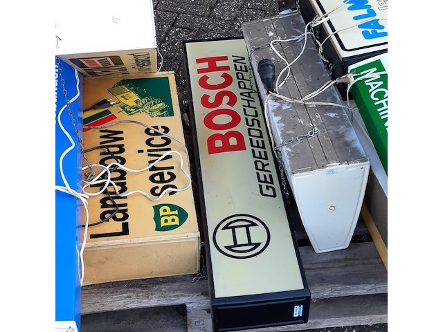 Ca 11x nostalgische lichtreclame borden - afbeelding 12 van  12